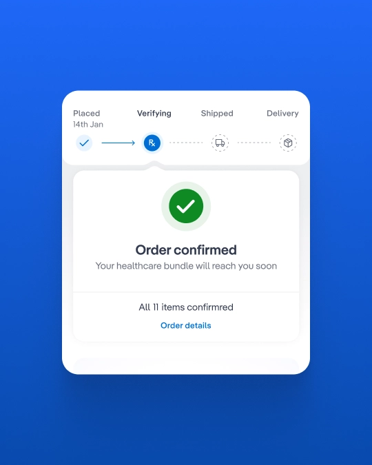 Order is confirmed