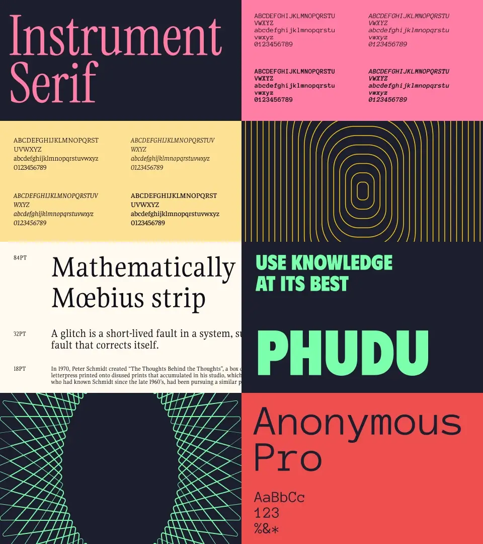 My 12 Favourite Google Fonts