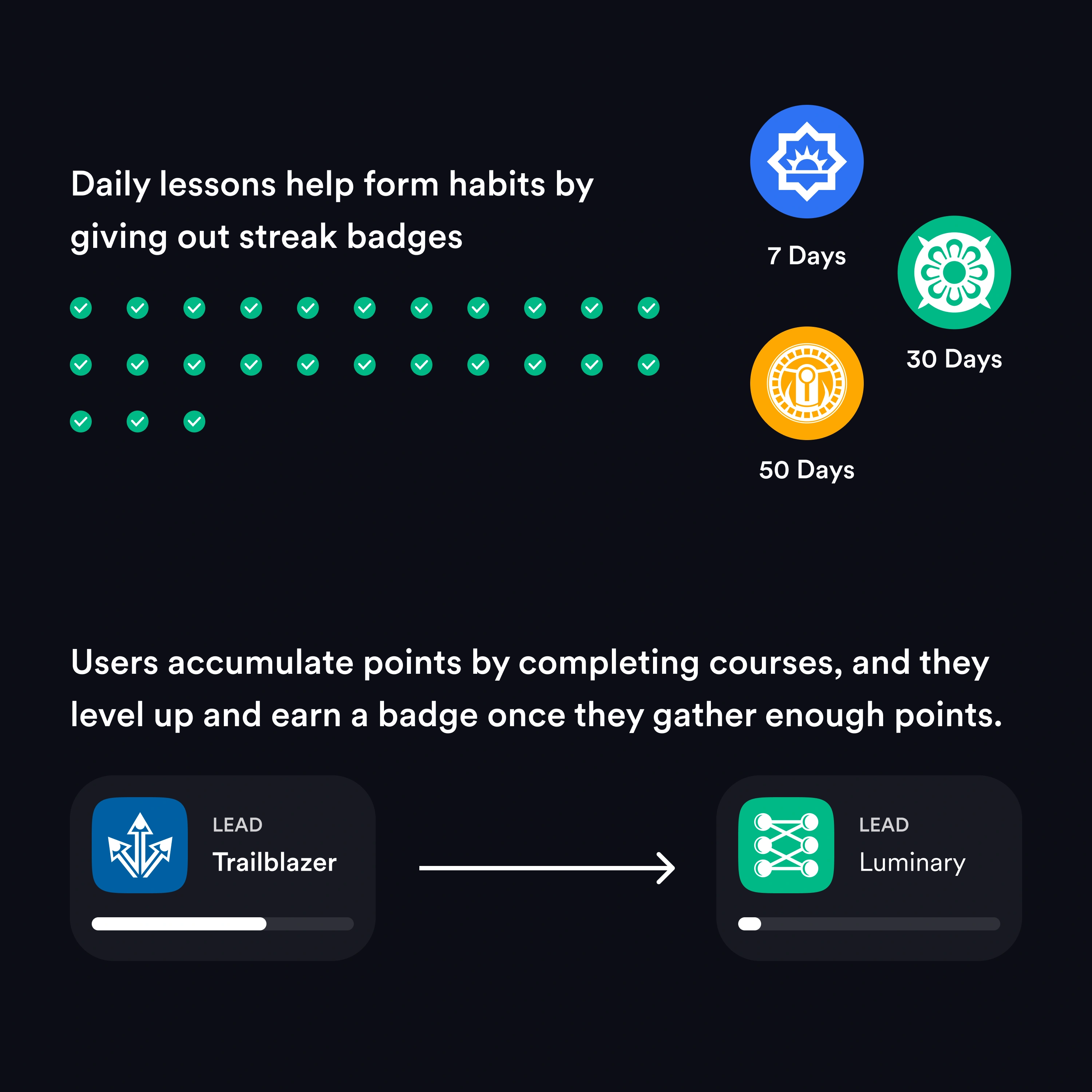 points and streaks