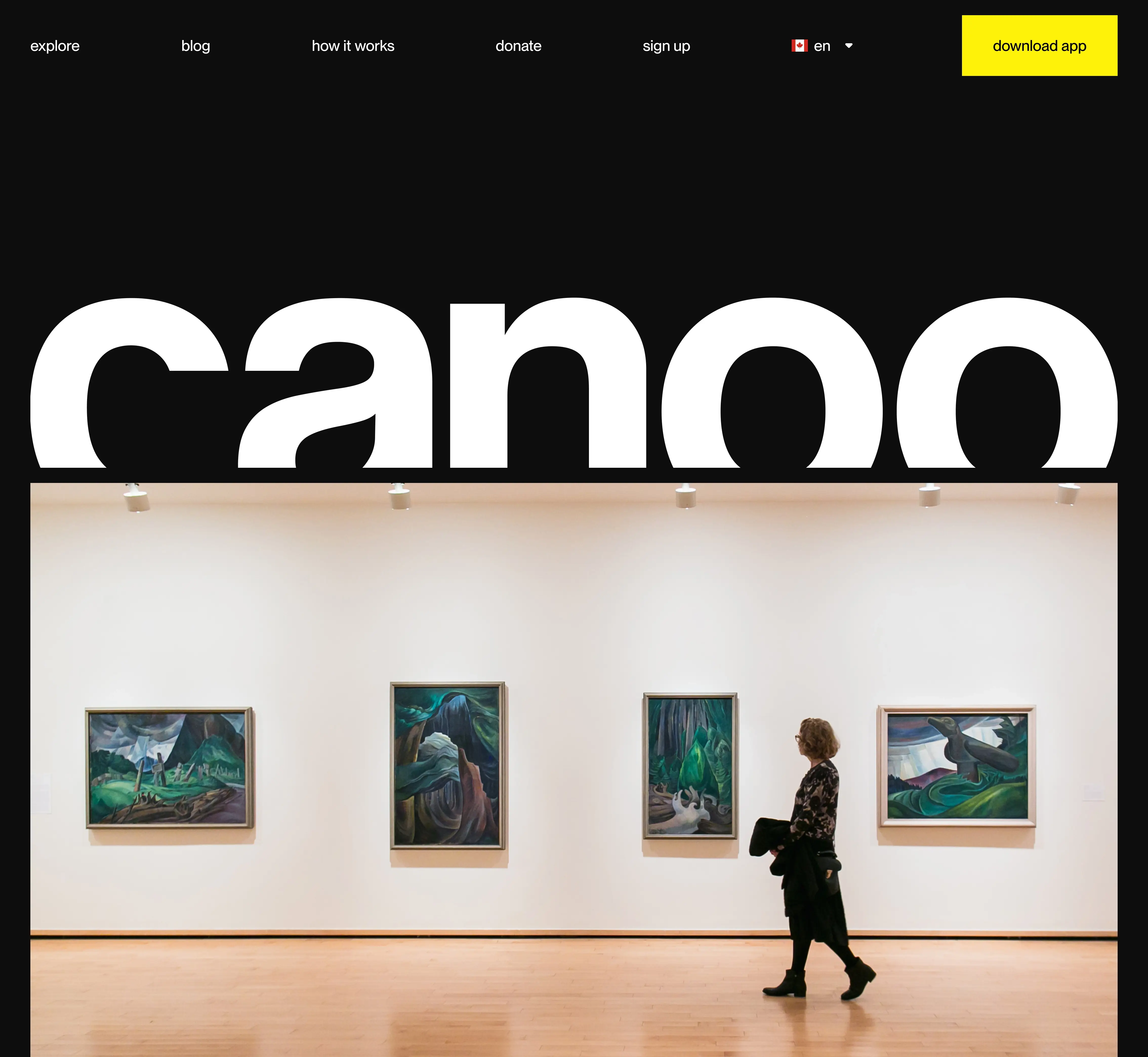 canoo website hero