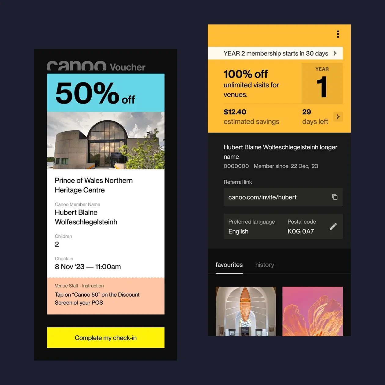 membership-level based check-in pass