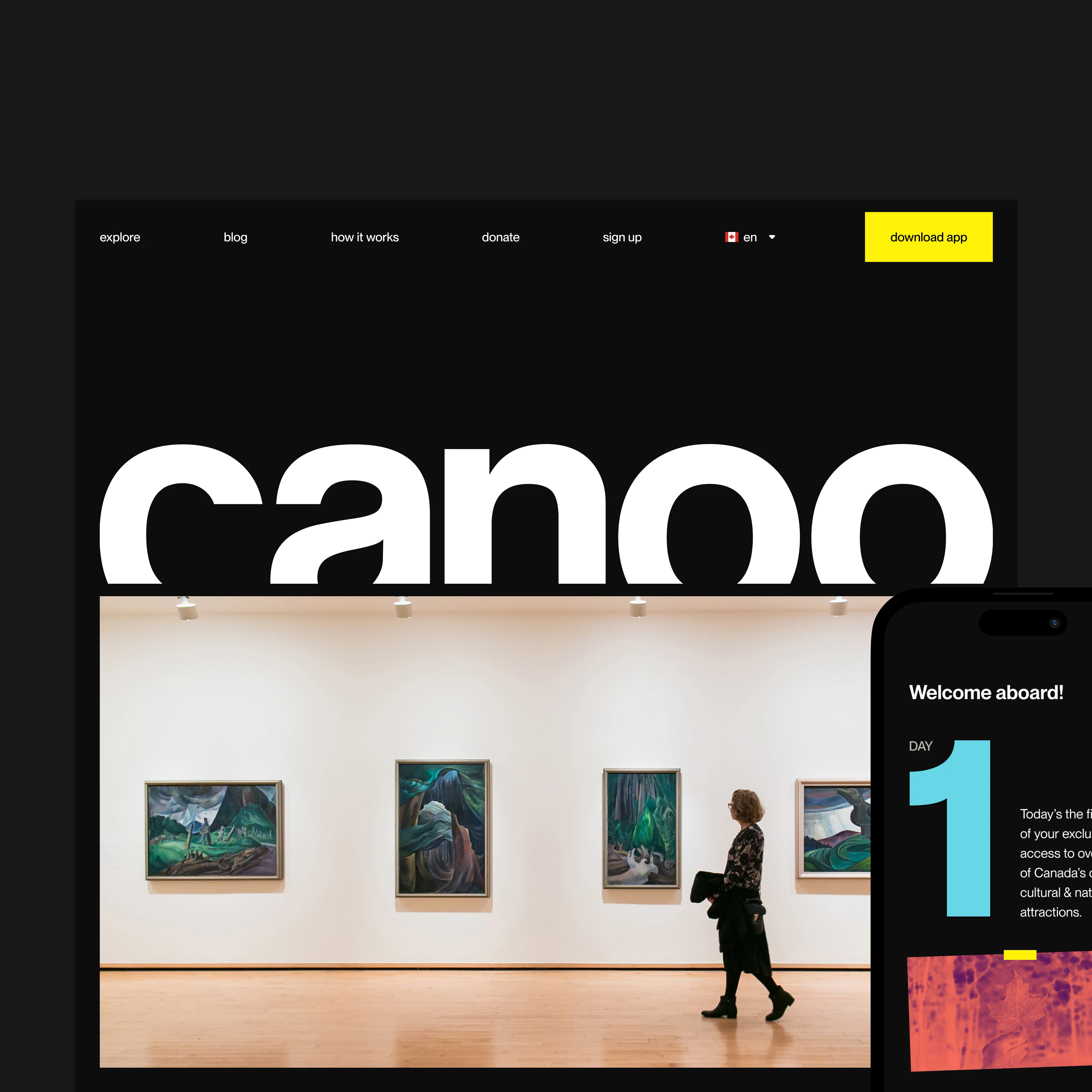 canoo website and app