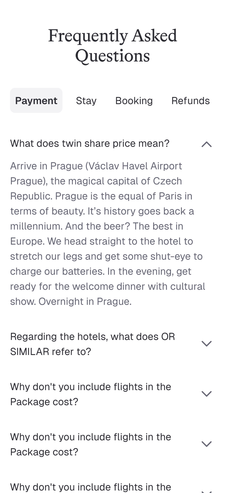 frequenty asked questions